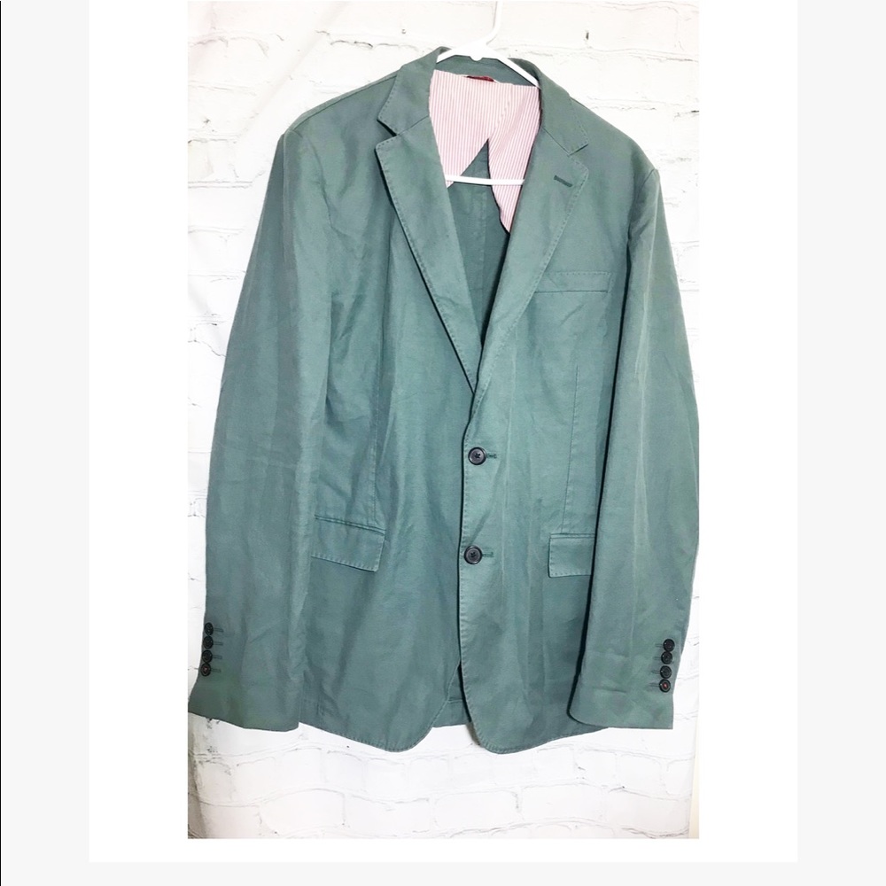 Brooks Brother • teal blazer jacket